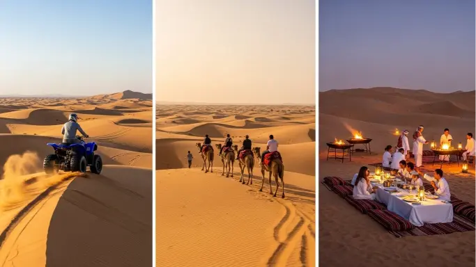 Quad Bike + Camel Ride + BBQ Dinner